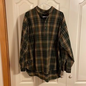 Vermont Flannel Company Men's Henley XL Earth